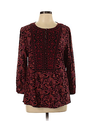 Lucky Brand Long Sleeve Blouse (view 1)