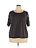 Eileen Fisher Gray Short Sleeve Top Size 2X - photo 1