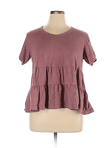 Left of Center Short Sleeve Top (view 1)