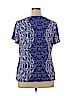 Alfani Purple Short Sleeve Top Size 2X - photo 2
