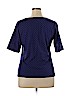 Venezia 100% Cotton Purple Short Sleeve Top Size 18 - 20 Plus - photo 2