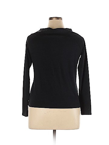 Linda Allard Ellen Tracy Long Sleeve Silk Top (view 2)