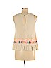 Taylor & Sage 100% Rayon Ivory Sleeveless Top Size M - photo 2