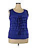 Rafaella Blue Sleeveless Top Size XXL - photo 1