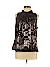 Elie Tahari 100% Polyester Black Sleeveless Blouse Size L - photo 1