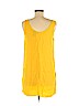 Adrienne Vittadini 100% Rayon Yellow Casual Dress Size M - photo 2