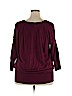 Lane Bryant Burgundy 3/4 Sleeve Top Size 18 - 20 Plus - photo 2