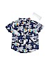 Gymboree 100% Cotton Blue Short Sleeve Button-Down Shirt Size 3-6 mo - photo 1