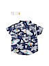 Gymboree 100% Cotton Blue Short Sleeve Button-Down Shirt Size 3-6 mo - photo 2