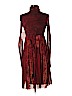 Vivienne Tam 100% Nylon Red Casual Dress Size P (petite) - photo 1