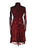 Vivienne Tam 100% Nylon Red Casual Dress Size P (petite) - photo 2