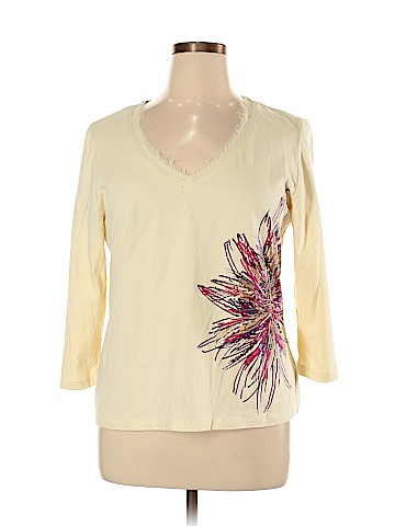 Ruby Rd. 3/4 Sleeve Top (view 1)