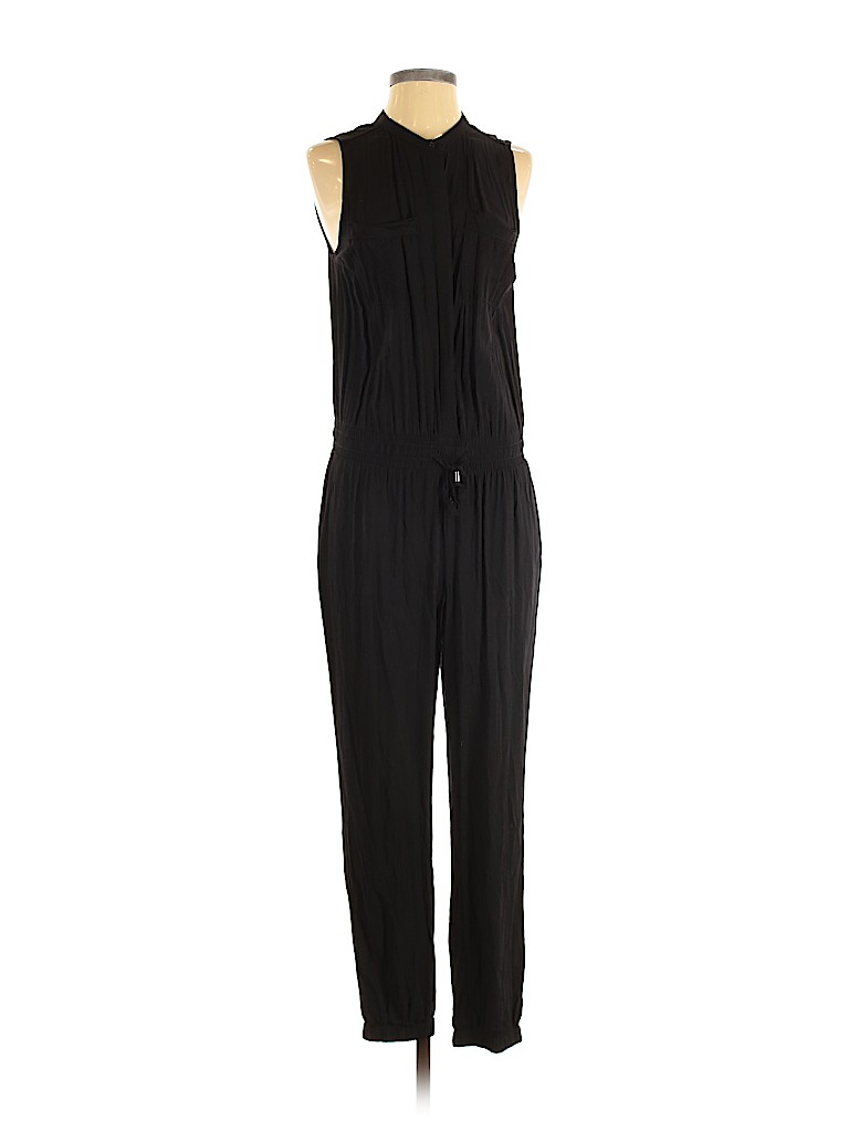 a.n.a. A New Approach 100% Rayon Black Jumpsuit Size S - photo 1