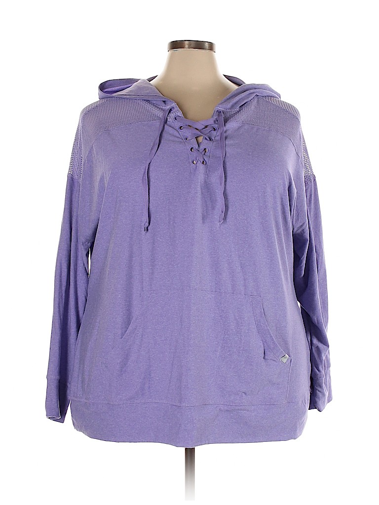 Marika Purple Track Jacket Size 3X - photo 1