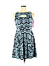 Xhilaration Blue Casual Dress Size XL - photo 1