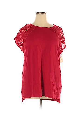 St. John's Bay Short Sleeve Top (view 1)