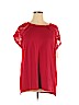 St. John's Bay Red Short Sleeve Top Size 1X - photo 1