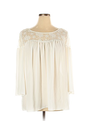 Worthington 3/4 Sleeve Blouse (view 1)