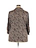 Peck & Peck Brown 3/4 Sleeve Top Size 2X - photo 2