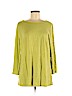 Eileen Fisher 100% Linen Green Long Sleeve Top Size M - photo 1