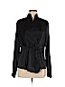 Nara Camicie Black Long Sleeve Silk Top Size M - photo 1
