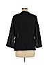 Wonder 100% Cotton Black 3/4 Sleeve Blouse Size M - photo 2