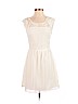 American Eagle Outfitters 100% Polyester Ivory Casual Dress Size 2 - photo 1