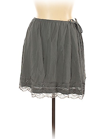 Garnet Hill Silk Skirt (view 1)