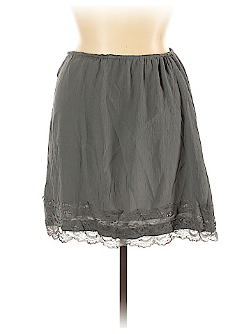 Garnet Hill Silk Skirt (view 2)