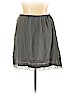 Garnet Hill 100% Silk Gray Silk Skirt Size 14 - photo 2
