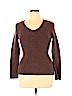 Moda International Brown Pullover Sweater Size XL - photo 1