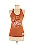 The Original Retro Brand 100% Cotton Orange Tank Top Size M - photo 1