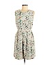 Anna Sui 100% Silk Green Casual Dress Size 8 - photo 1
