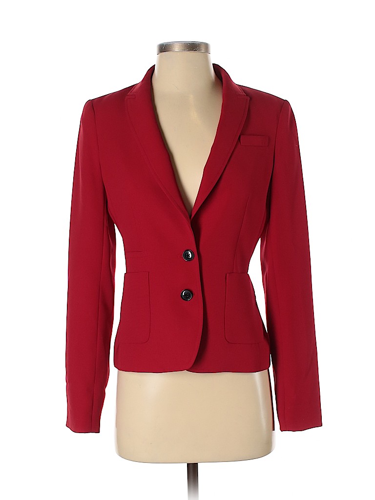 Banana Republic 100% Polyester Red Blazer Size 2 - photo 1