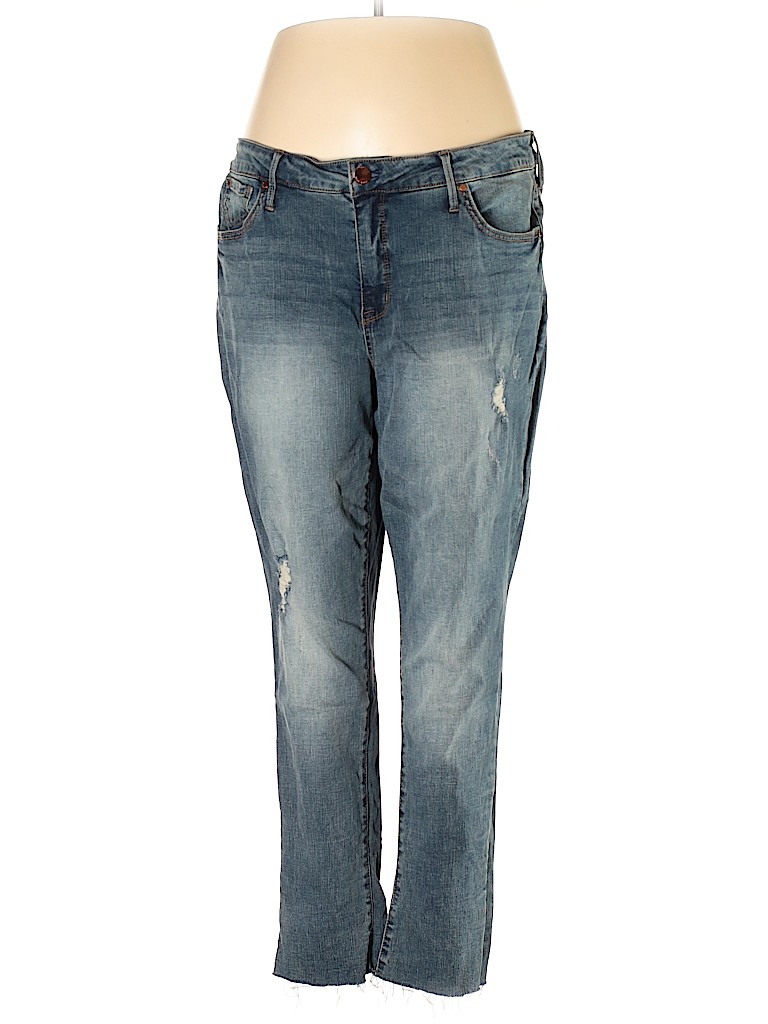 Seven7 Blue Jeans Size 18 - photo 1