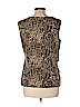 Worthington 100% Polyester Brown Sleeveless Top Size L - photo 2