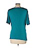 Worthington Blue Short Sleeve Top Size L - photo 2