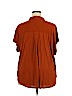 Ava & Viv 100% Rayon Orange Short Sleeve Blouse Size 3X - photo 2