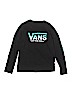 Vans 100% Cotton Black Long Sleeve T-Shirt Size M (youth) - photo 1