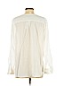 Talbots Outlet 100% Cotton White Long Sleeve Blouse Size L (petite) - photo 2