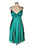 Iz Byer 100% Polyester Teal Cocktail Dress Size L - photo 1