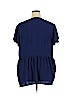 Lane Bryant Blue Short Sleeve Blouse Size 22 - photo 2
