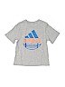 Adidas Graphic Gray Active T-Shirt Size 7 - photo 1