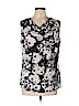 Ellen Tracy Gray Sleeveless Top Size L - photo 1