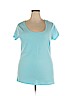 Old Navy 100% Cotton Blue Short Sleeve Top Size XXL - photo 1