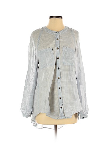 Free People Long Sleeve Button-Down Shirt (view 1)