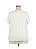 Carolyn Taylor 100% Cotton White Short Sleeve Top Size 3X - photo 2
