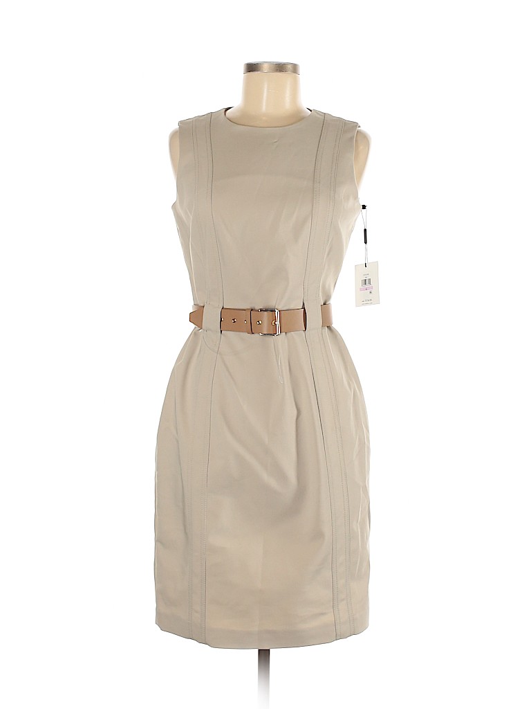 Calvin Klein Tan Casual Dress Size 6 - photo 1