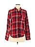 Hollister Red Long Sleeve Button-Down Shirt Size S - photo 1