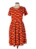Lularoe Orange Casual Dress Size L - photo 1